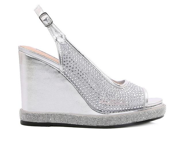 Women's Lady Couture Belair Wedges in Silver color