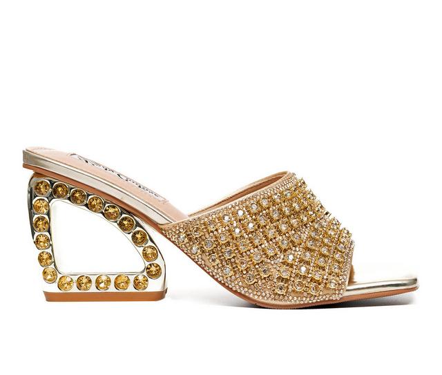 Women's Lady Couture Royal Dress Sandals in Gold color