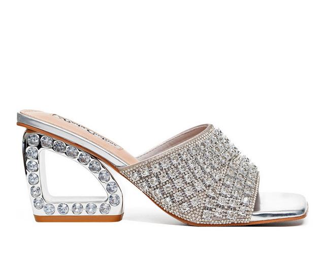 Women's Lady Couture Royal Dress Sandals in Silver color