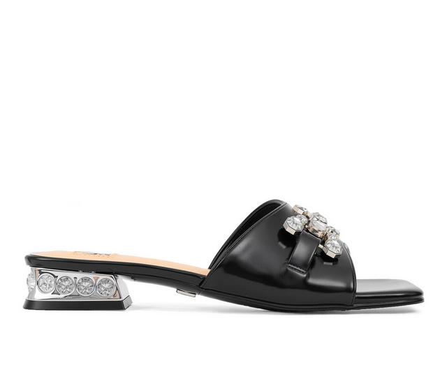 Women's Ninety Union Charm Sandals in Black color