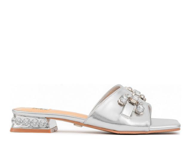 Women's Ninety Union Charm Sandals in Silver color