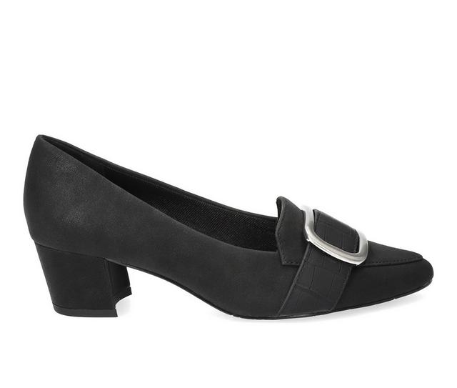 Women's Easy Street Aster Pumps in Black Matte color