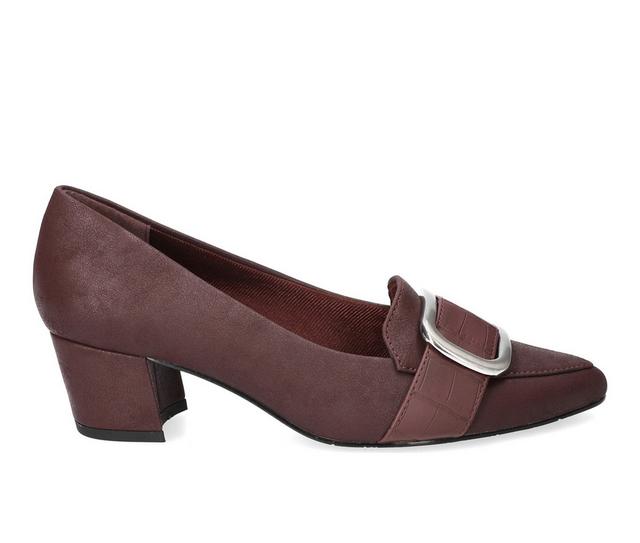 Women's Easy Street Aster Pumps in Burgundy Matte color