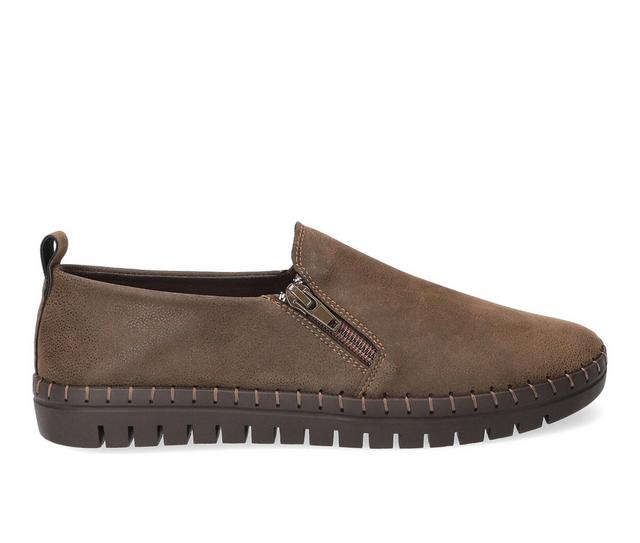 Women's Easy Street Astoria Loafers in Brown Matte color