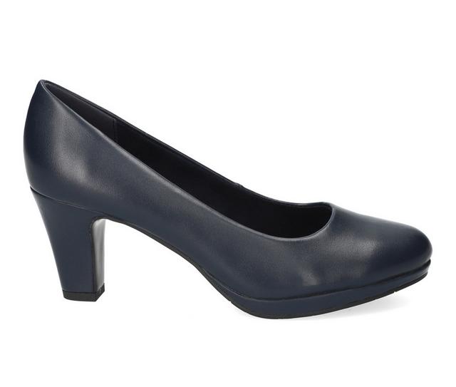 Women's Easy Street Equinox Pumps in Navy color