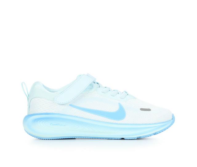 Girls' Nike Little Kid Stellar Ride Running Shoes in Summit Wht/Blu color