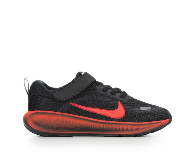 Boys' Nike Little Kid Stellar Ride Sneakers in Blk/Red/Grey color