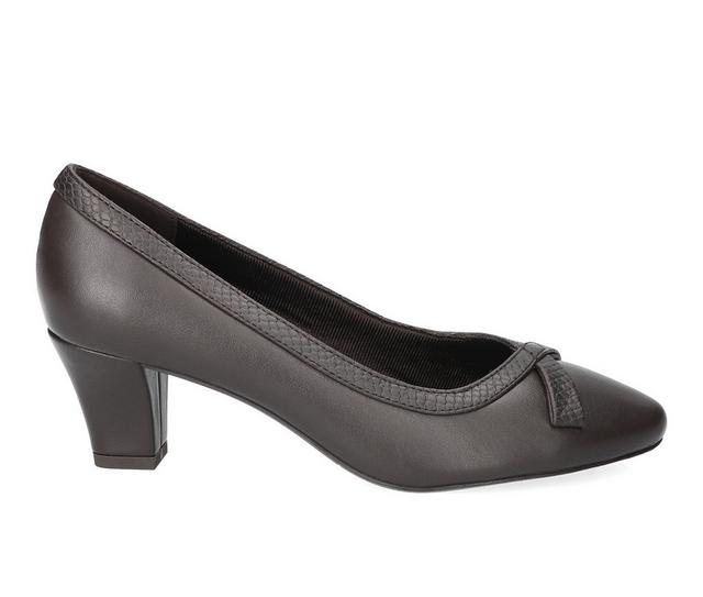 Women's Easy Street Kata Pumps in Brown color