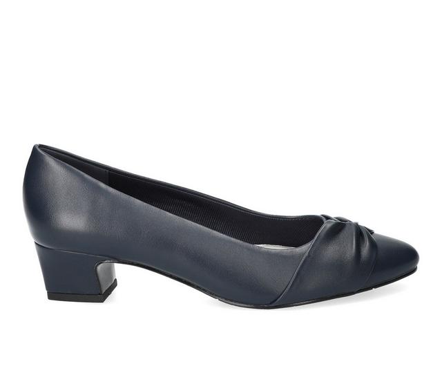 Women's Easy Street Lyanna Pumps in Navy color