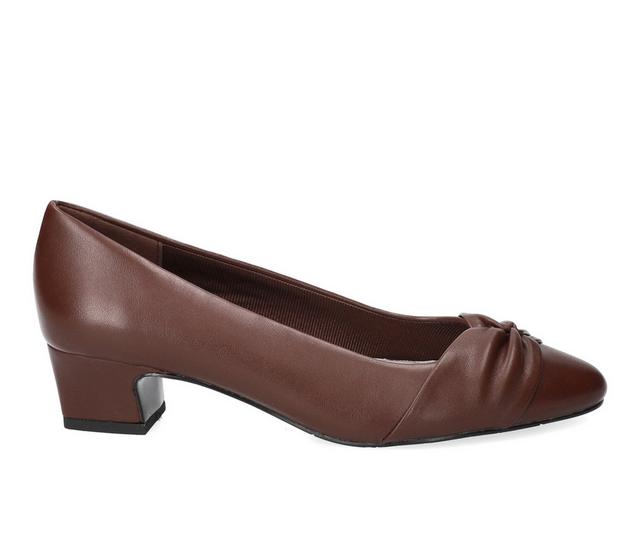 Women's Easy Street Lyanna Pumps in Burgundy color