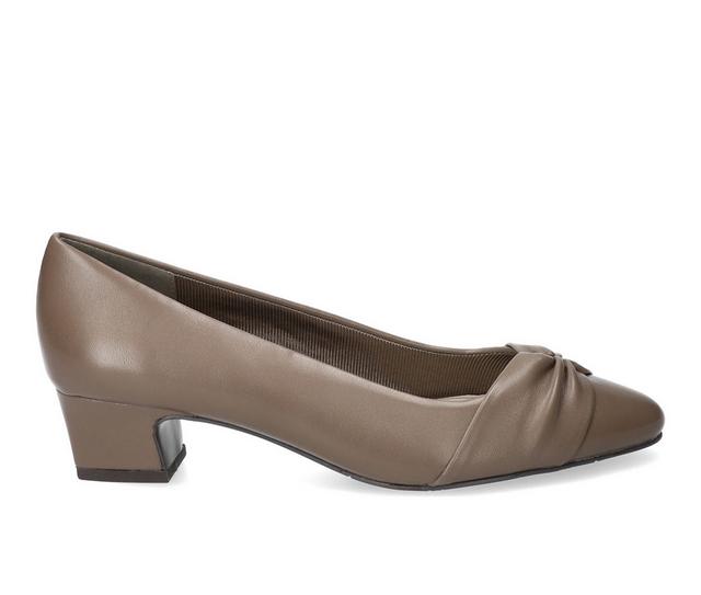 Women's Easy Street Lyanna Pumps in Taupe color