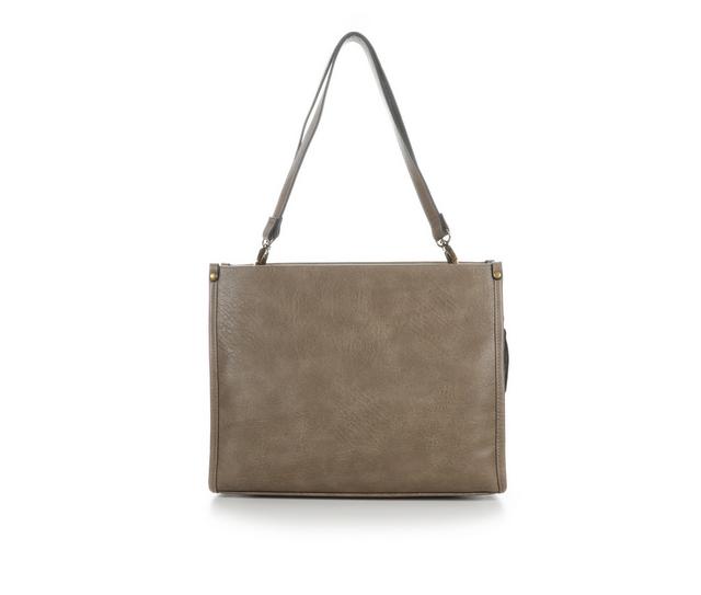 Bueno Of California Mira Tote Handbag in Dark Mushroom color