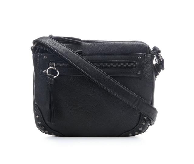 Bueno Of California Solana Crossbody Hardware Handbag in Black color
