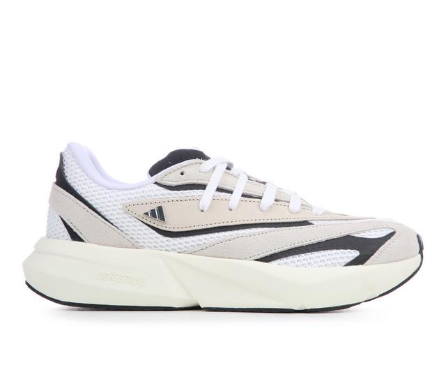 Women's Adidas Lightblaze Sneakers in White/Gry/Black color