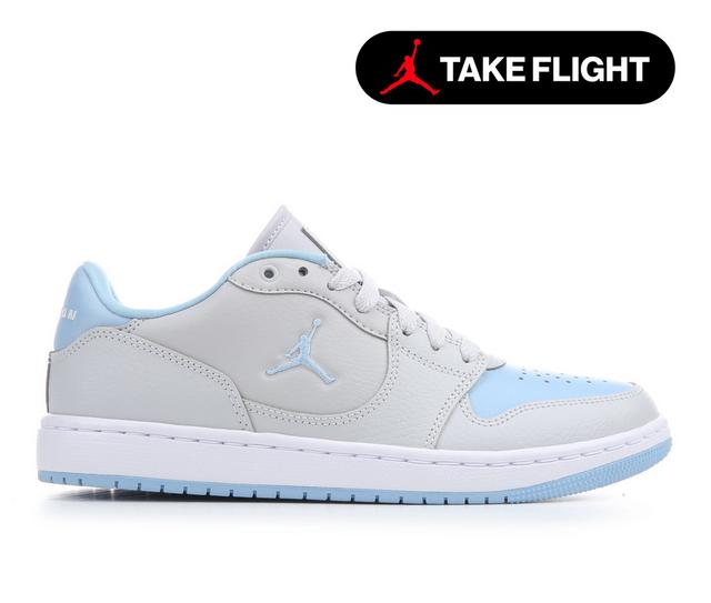 Women's Jordan Court Connect Low Sneakers in White/Blue color