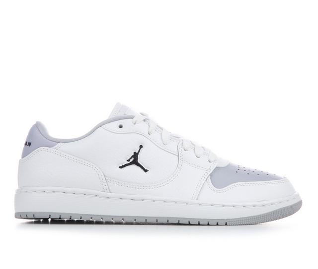 Women's Jordan Court Connect Low Sneakers in White/Grey color