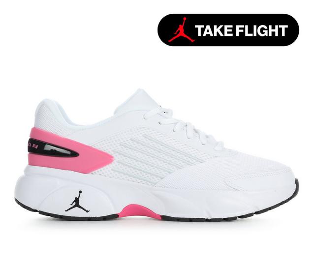 Women's Jordan Trunner Flow Sneakers in WHT/BLK/PNK 102 color