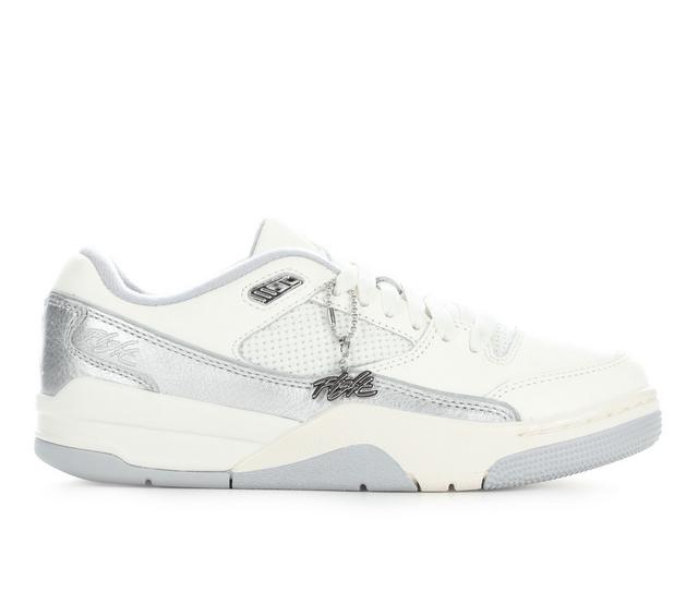 Women's Jordan Flight Court SE Sneakers in Sail/Slv/Gy 100 color