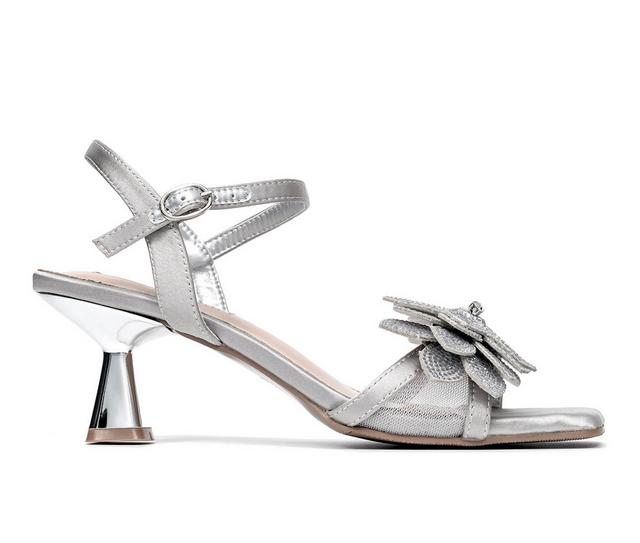 Women's Lady Couture Lori Dress Sandals in Silver color