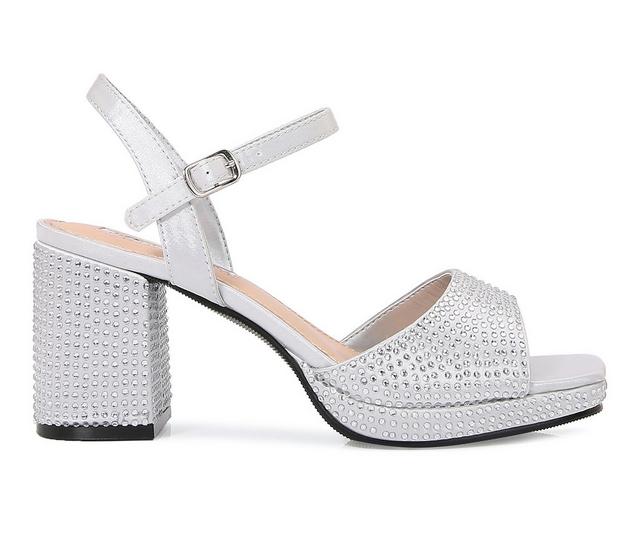 Women's Lady Couture Judy Platform Sandals in Silver color