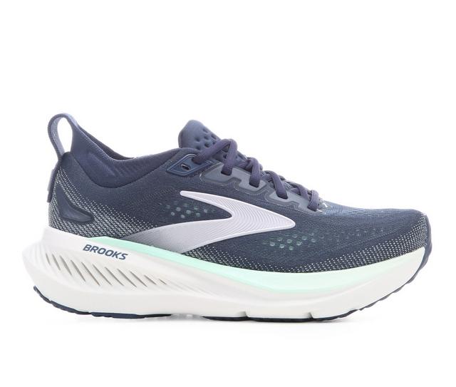 Women's Brooks Glycerin 23 Running Shoes in Navy/Pink color