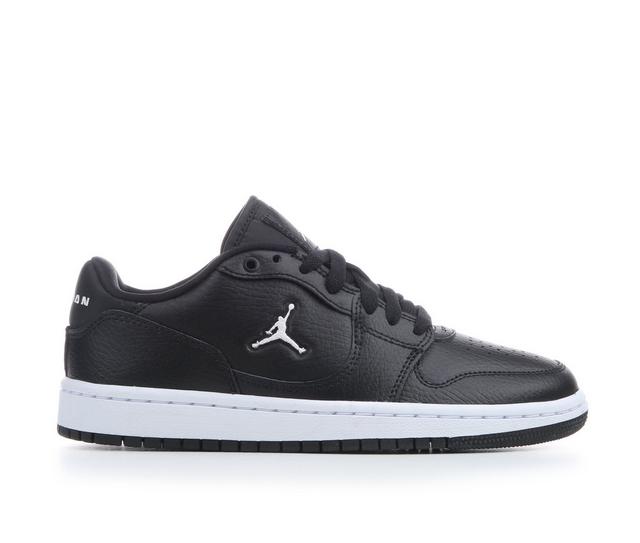 Kids' Jordan Big Kid Court Connect Low Sneakers in Black/White color