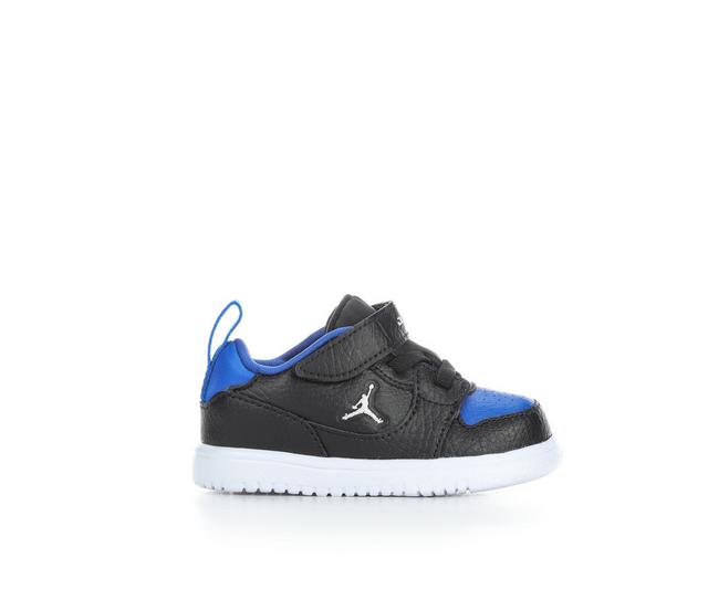 Kids' Jordan Infant & Toddler Court Connect Low Sneakers in Royal/Black color