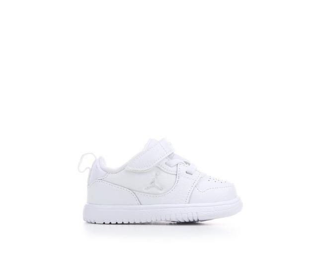 Kids' Jordan Infant & Toddler Court Connect Low Sneakers in White/White color