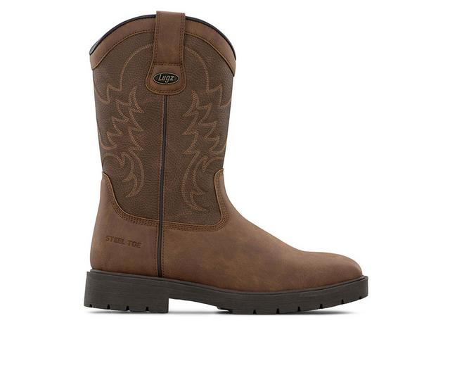 Women's Lugz Cowboss Steel Toe in Whis/Dkcbr color