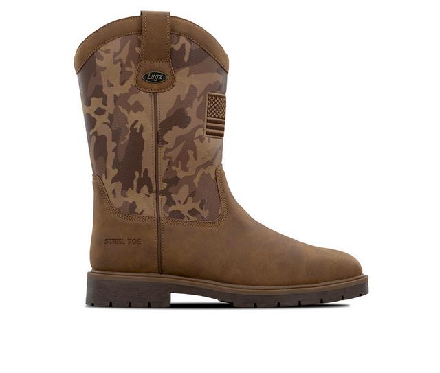 Women's Lugz Cowboss Steel Toe in Tobacco Country color
