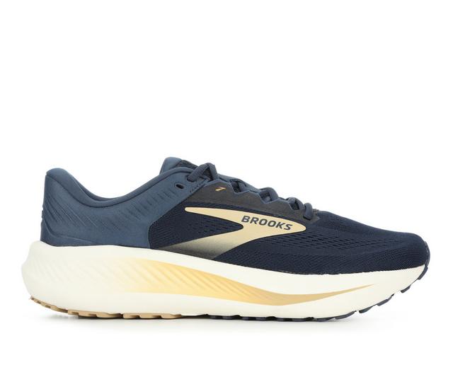 Men's Brooks Anthem 8 Running Shoes in Blue/Khaki color