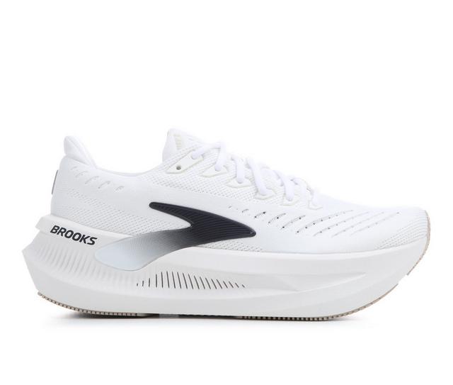 Men's Brooks Glycerin Max 2 Running Shoes in White/Black color