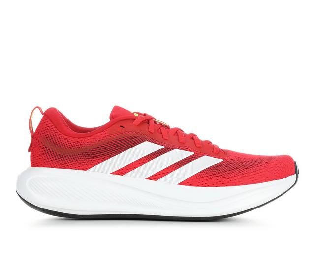 Men's Adidas Response Pace Running Shoes in Red/White color