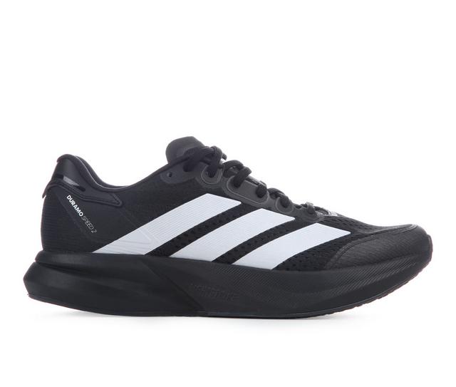 Men's Adidas Duramo Speed 2 Running Shoes in Black/Silver color