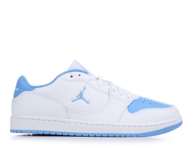 Men's Jordan Court Connect Low Sneakers in White/Uni Blue color