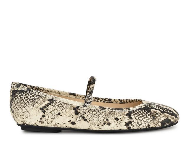 Women's Nine West Classik Flats in Natural Multi color