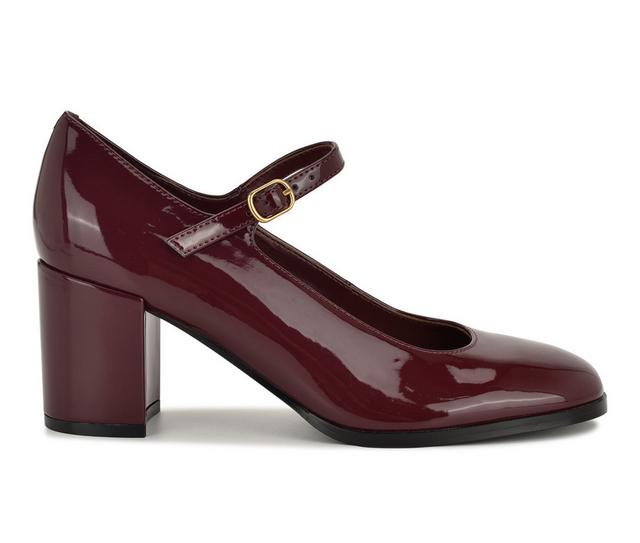 Women's Nine West MaryJ Pumps in Dark Red color