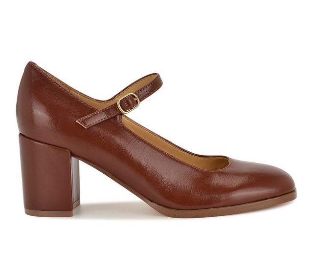 Women's Nine West MaryJ Pumps in Medium Brown color