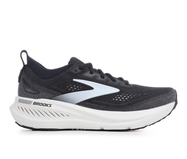 Men's Brooks Glycerin GTS 23 Running Shoes in Black/White color