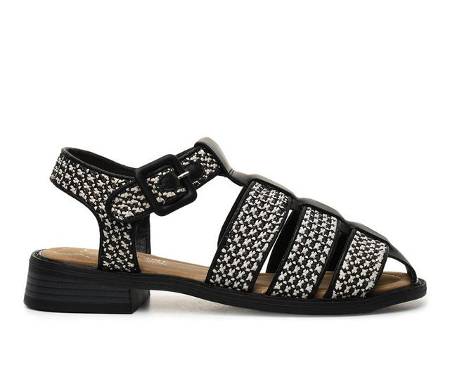 Catherine Malandrino Kamila Flats in Black/White color
