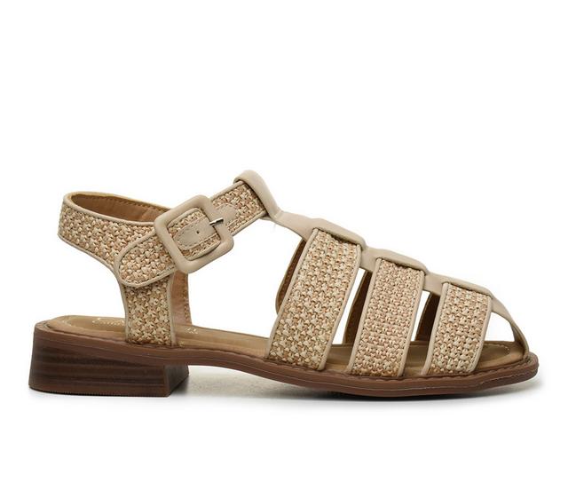 Catherine Malandrino Kamila Flats in Raffia color