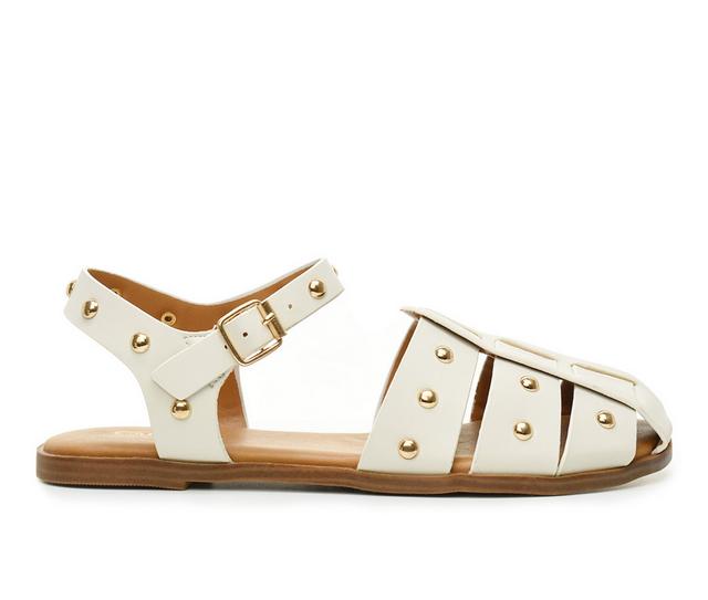 Catherine Malandrino Studdy Flats in Bone color
