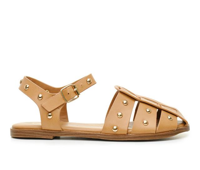 Catherine Malandrino Studdy Flats in Tan color