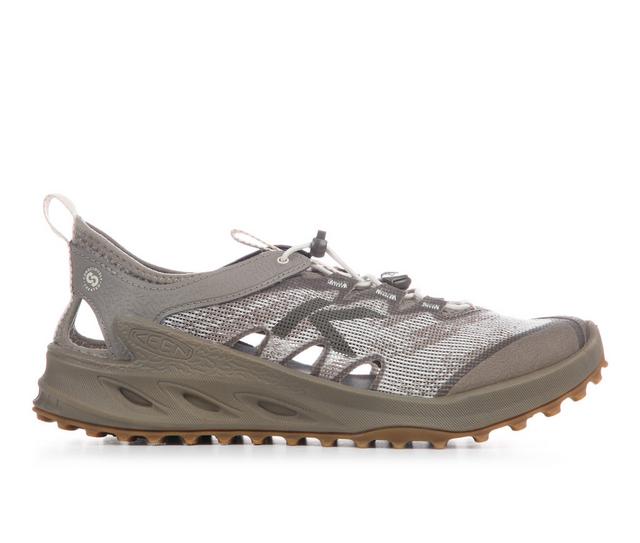 Men's Keen Outdoor ZIONIC ADV Hiking Shoe in Monochrome/Brn color