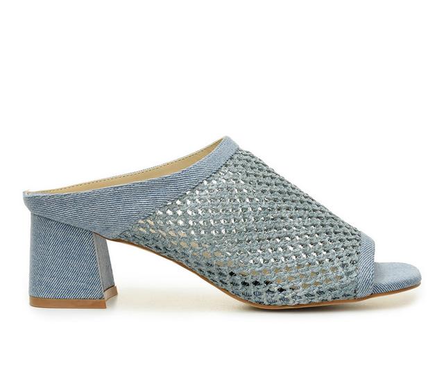 Catherine Malandrino Levot Dress Sandals in Lt Denim color