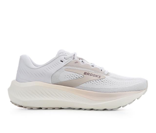 Women's Brooks Anthem 8 Running Shoes in Beige/White color