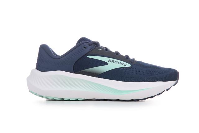 Women's Brooks Anthem 8 Running Shoes in Nvy/Yucca/Wht B color