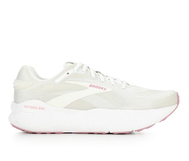 Women's Brooks Defyance Max Running Shoes in Coco/Mauve B color