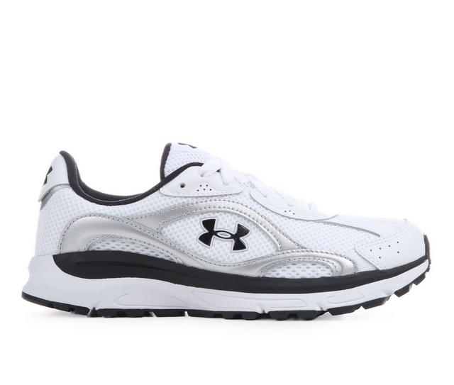 Women's Under Armour Tech Runner Sneakers in White/Slv/Black color