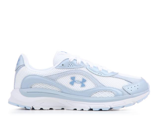 Women's Under Armour Tech Runner Sneakers in White/Blue 106 color